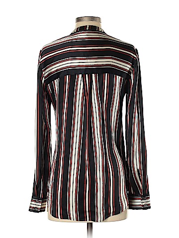 Veronica Beard Long Sleeve Silk Top (view 2)