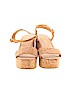 Shoedazzle Tan Wedges Size 8 1/2 - photo 2