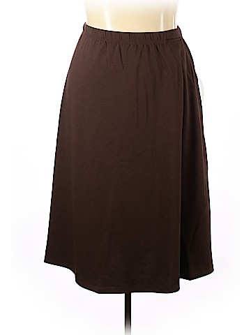 Woman Within Casual Skirt (view 1)