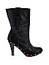 MICHAEL Michael Kors 100% Leather Black Boots Size 7 1/2 - photo 1