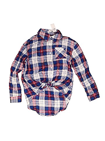 Justice Long Sleeve Button-Down Shirt (view 1)