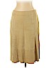 Theory 100% Leather Yellow Leather Skirt Size 10 - photo 1