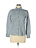 Eileen Fisher Blue Long Sleeve Button-Down Shirt Size P (petite) - photo 1