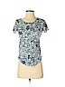 Ann Taylor Blue Short Sleeve Top Size S (petite) - photo 1