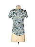 Ann Taylor Blue Short Sleeve Top Size S (petite) - photo 2