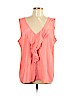 Ann Taylor 100% Polyester Pink Sleeveless Blouse Size XL - photo 1