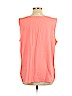Ann Taylor 100% Polyester Pink Sleeveless Blouse Size XL - photo 2