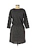 Ann Taylor LOFT Gray Casual Dress Size M - photo 2