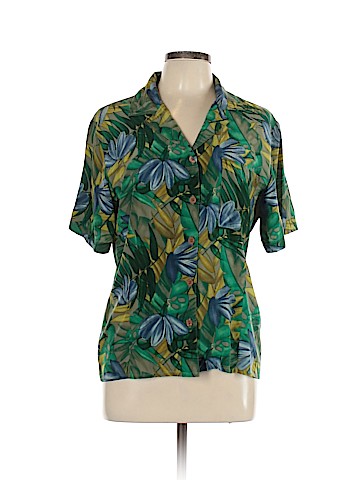 Mark Shale Short Sleeve Silk Top (view 1)