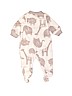 Carter's 100% Polyester Solid White Long Sleeve Onesie Size Preemie - photo 2