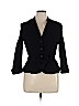 Kay Unger 100% Wool Black Wool Blazer Size 16 - photo 1