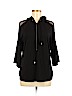 Nanette Lepore Black Zip Up Hoodie Size M - photo 1