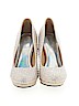 Silver Slipper Gold Heels Size 8 - photo 2