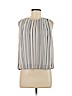 Calvin Klein 100% Polyester Gray Sleeveless Blouse Size M (petite) - photo 1