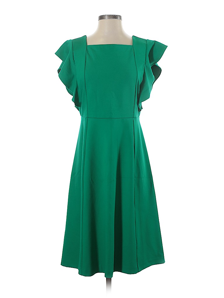 Ann Taylor Green Casual Dress Size S (petite) - photo 1