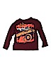 Crazy 8 100% Cotton Graphic Burgundy Long Sleeve T-Shirt Size 8 - photo 1