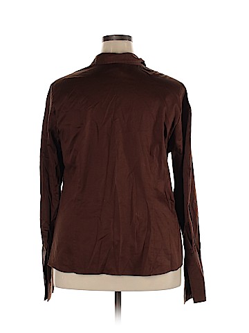 Lane Bryant Long Sleeve Button-Down Shirt (view 2)