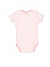 Assorted Brands 100% Cotton Pink Short Sleeve Onesie Size 0-3 mo - photo 2