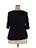 Sejour Black 3/4 Sleeve Top Size 2X - photo 2