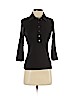Tory Burch 100% Cotton Black 3/4 Sleeve Polo Size XS - photo 1