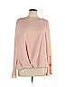 Vince Camuto 100% Polyester Pink Long Sleeve Blouse Size L - photo 1