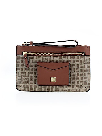 Anne Klein Leather Clutch (view 1)