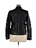 Assorted Brands 100% Polyurethane Black Faux Leather Jacket Size XL - photo 2