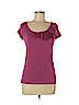 Ann Taylor LOFT 100% Cotton Pink Short Sleeve Top Size M (petite) - photo 1