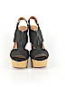 Charlotte Russe Black Wedges Size 7 - photo 2