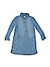 Carter's 100% Cotton Tweed Chambray Blue Dress Size 6 - photo 1