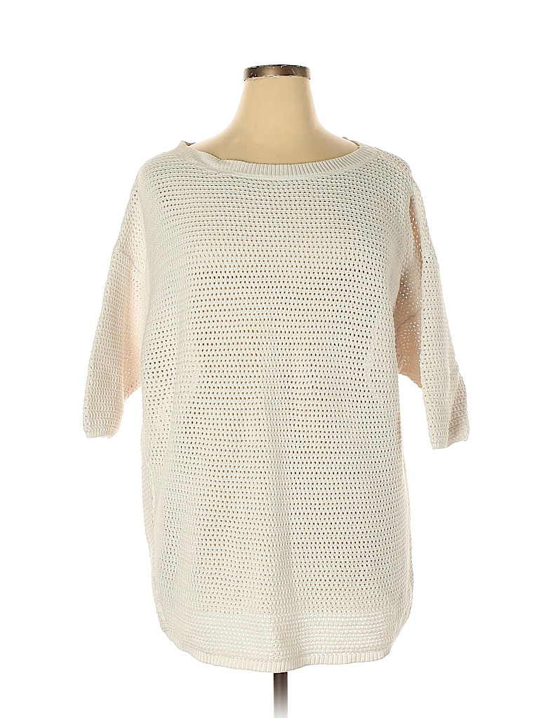 Woolrich 100% Cotton White Pullover Sweater Size XL - photo 1