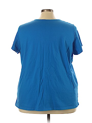 Woman Within Short Sleeve Henley (view 2)