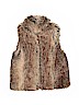 Vintage Havana Tan Faux Fur Vest Size M (youth) - photo 1