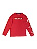 Nautica 100% Cotton Red Long Sleeve T-Shirt Size 8 - photo 1