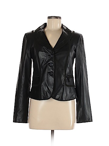 Armani Collezioni Leather Jacket (view 1)