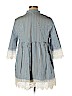 Velzera 100% Cotton Blue 3/4 Sleeve Blouse Size 1X - photo 2