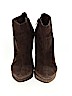 Steve Madden 100% Leather Brown Ankle Boots Size 7 - photo 2