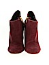 Steve Madden 100% Leather Burgundy Ankle Boots Size 5 1/2 - photo 2