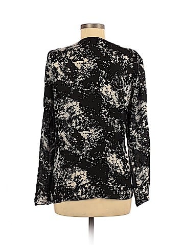 Parker Long Sleeve Silk Top (view 2)