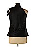 INC International Concepts 100% Silk Black Sleeveless Silk Top Size 14 - photo 2