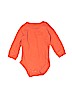 L.L.Bean 100% Cotton Orange Long Sleeve Onesie Size 12-18 mo - photo 1