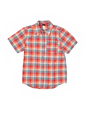 Tea Short Sleeve Button-Down Shirt (view 1)