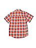 Tea 100% Cotton Red Short Sleeve Button-Down Shirt Size 7 - photo 2