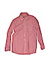 Lands' End 100% Cotton Red Long Sleeve Button-Down Shirt Size 8 - photo 1