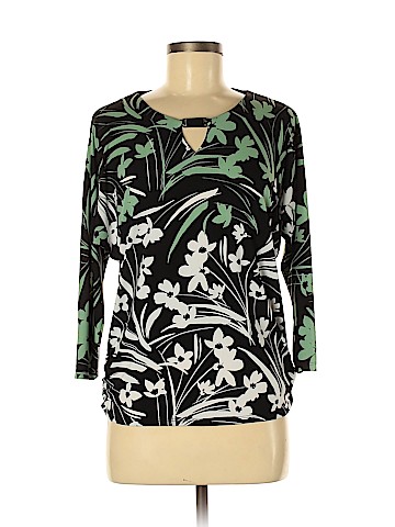 JM Collection 3/4 Sleeve Top (view 1)