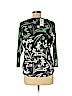 JM Collection Black 3/4 Sleeve Top Size M (petite) - photo 2