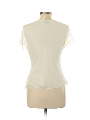 Alfani Short Sleeve Silk Top (view 2)