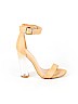 Shoedazzle Tan Heels Size 6 1/2 - photo 1