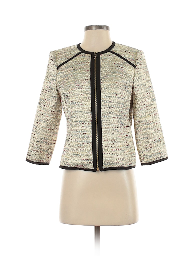 Ted Baker London Floral Ivory Jacket Size 2 - 74% off | thredUP