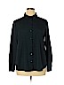 Ann Taylor LOFT Blue Long Sleeve Button-Down Shirt Size XL - photo 1